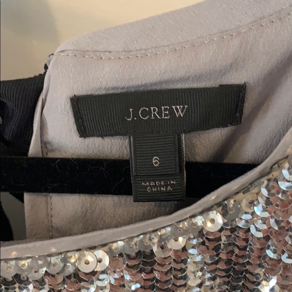 Sequined J. Crew Party Top in Size 6 - Picture 3 of 5